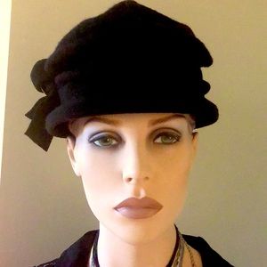 Parkhurst Black Wool Hat